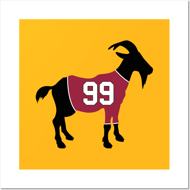 JJ Watt GOAT Wall Art by cwijeta